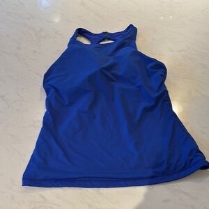 Athleta Blue/Purple Racerback Swim Tank Top